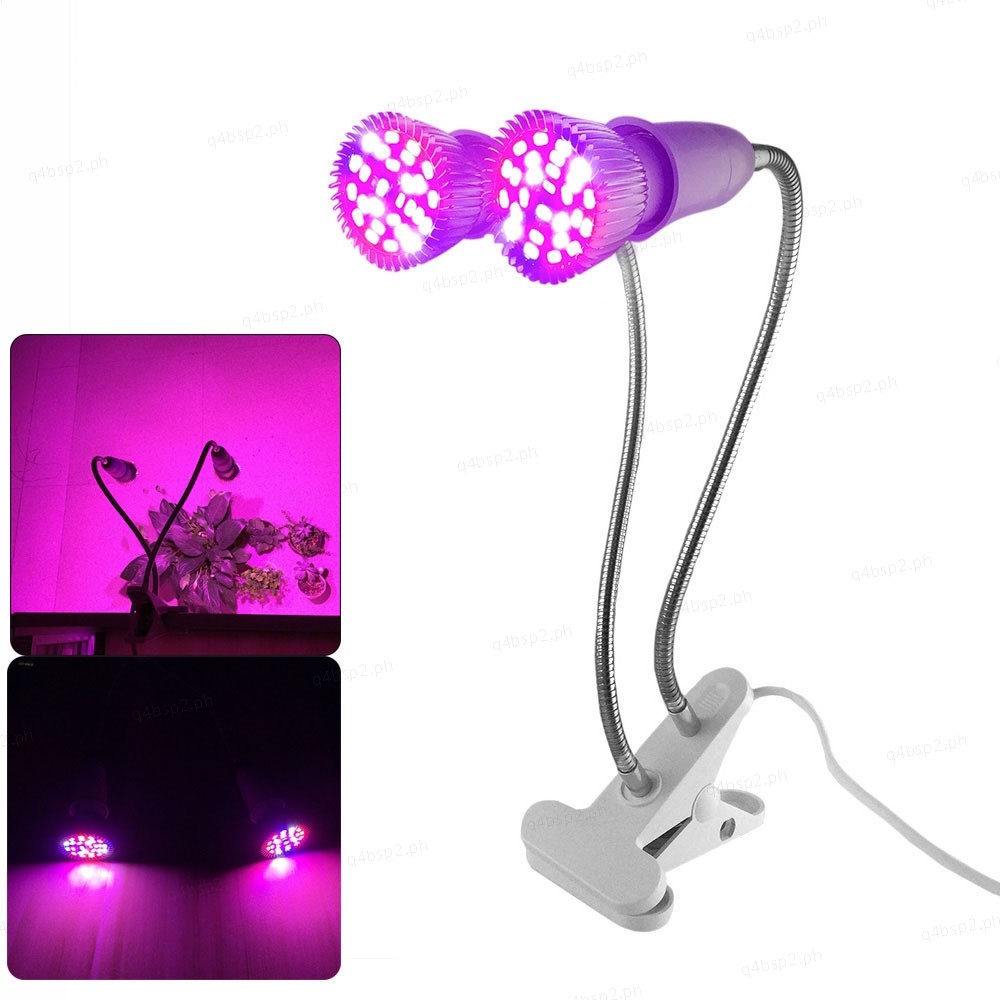 28 LED Bulb Full spectrum Plant Grow Light lamp Dual Head plants ...