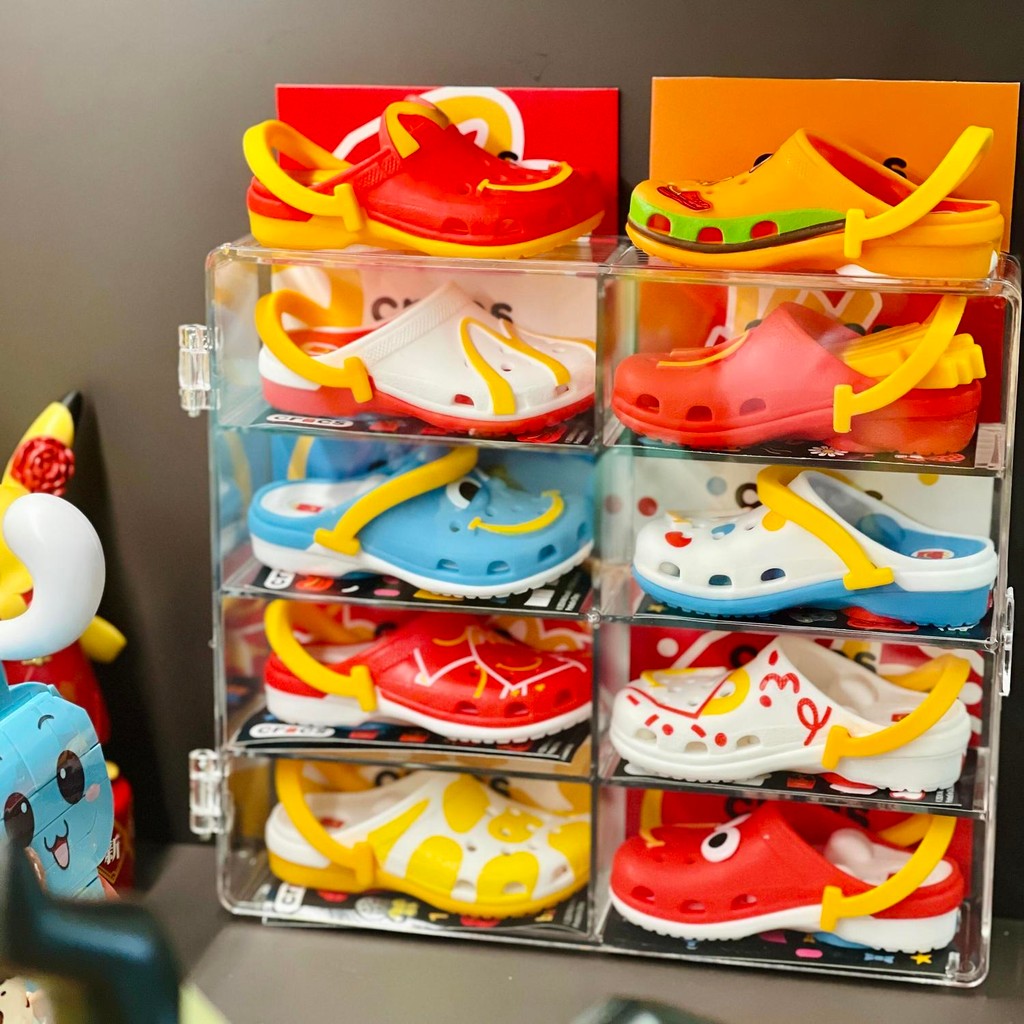 Mcdonalds Crocs Shoes Keychain Mini Mcdo Crocs Mcdonalds Slipper ...