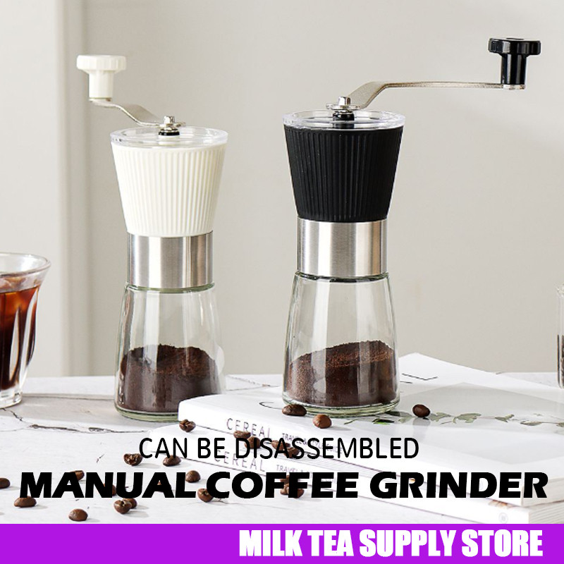 Manual Coffee Grinder Conical Burr Mill Bean Hand Grinder Portable ...