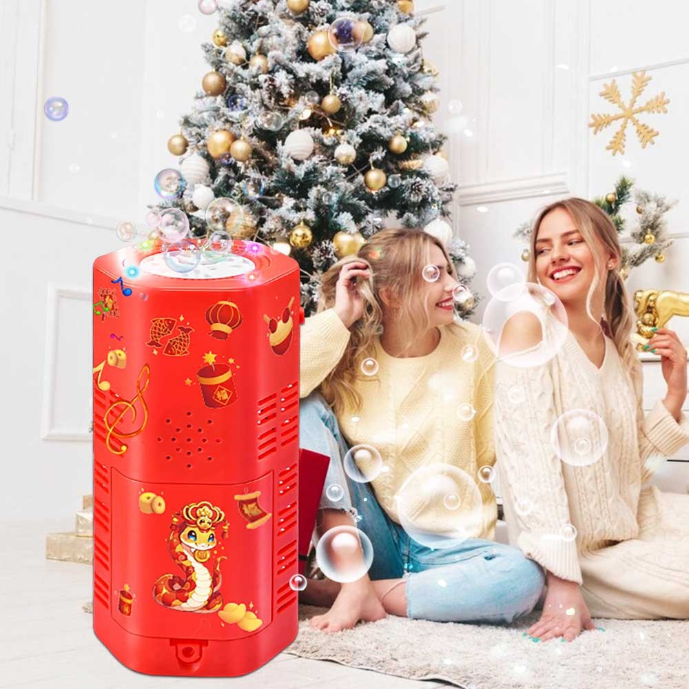 JBMBHC New Year Imitation Firework Bubble Blowing Machine With Flash ...