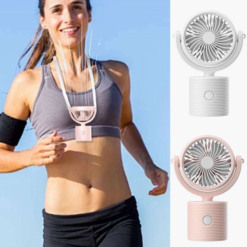 Handheld Mini Fan Portable Fan Rechargeable Wireless Fan Hanging Neck ...