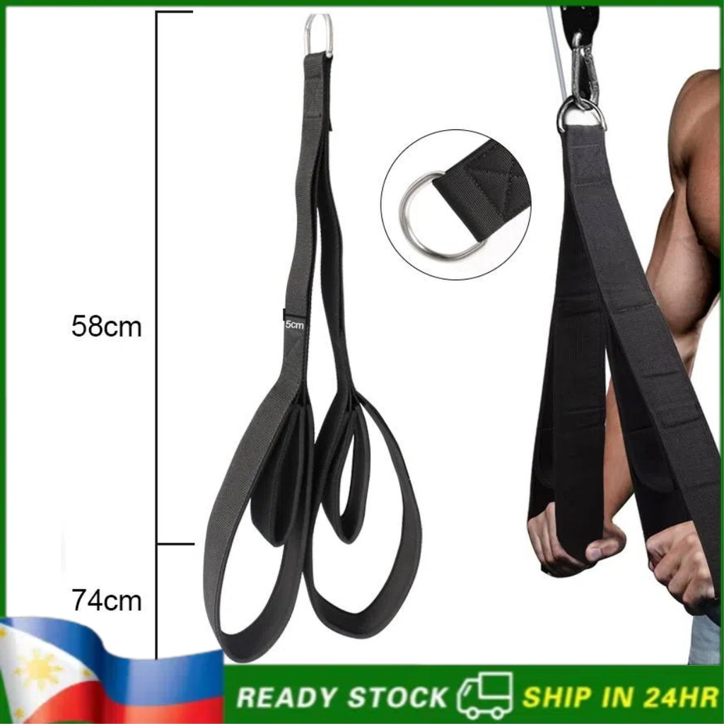 Pulldown Rope Gym Accessories Tricep Rope Cable Attachment Triceps Rope ...