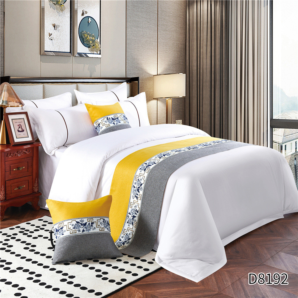 Bed Runner Scarf – Polyester Foot Of Bed Decoration, Protects Bedding, Hotel-Style Luxury, 45x180 Cm - View #8