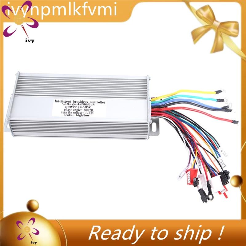 thumbnail image 2 of ICONSPORTSS 36V 48V 52V 60V 72V Brushless Motor Controller With Display Panel, Wiring For Electric Go Kart, Scooter, ATV, Quad, Bicycle, Tricycle, Drift Trike, Buggy, E-Bike, Razor, Golf Cart 2 of 11