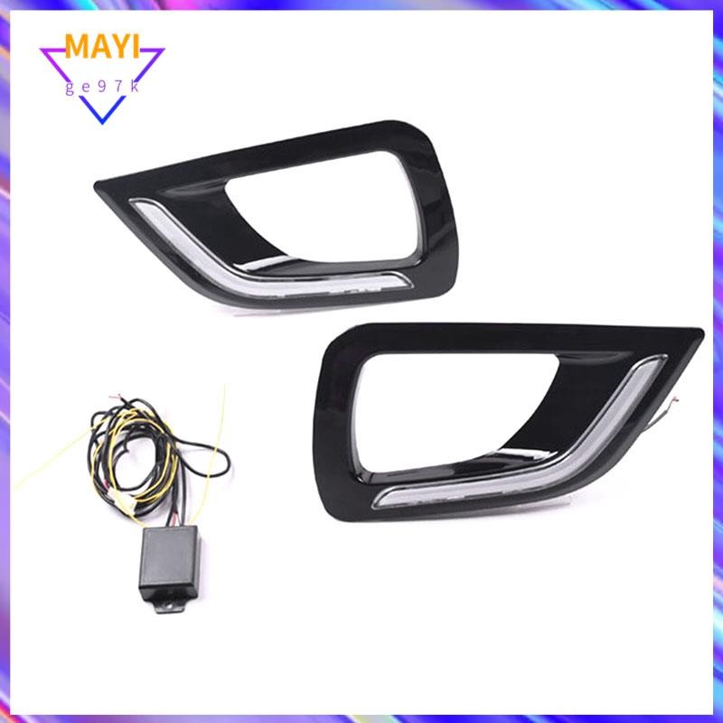 thumbnail image 2 of LED DRL Fog Lights For 2016-2018 Chevrolet Malibu XL - Black Housing, Cold White 2 of 4