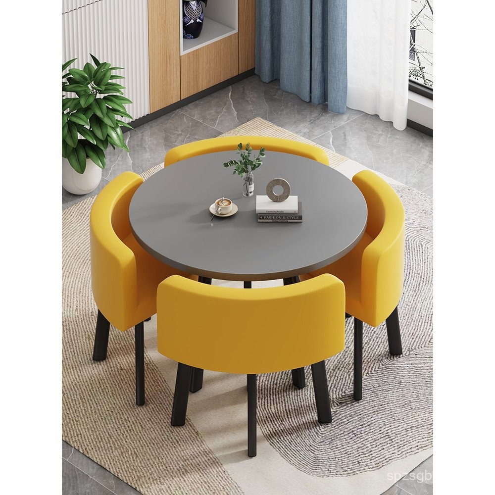 Minimalist Negotiation Table and Chair Set Reception Negotiation ...