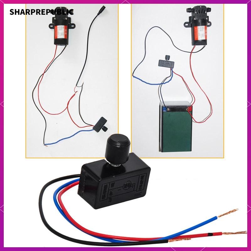 [Sharprepublic] DC Motor Speed Controller Water Pump Speed Regulator ...