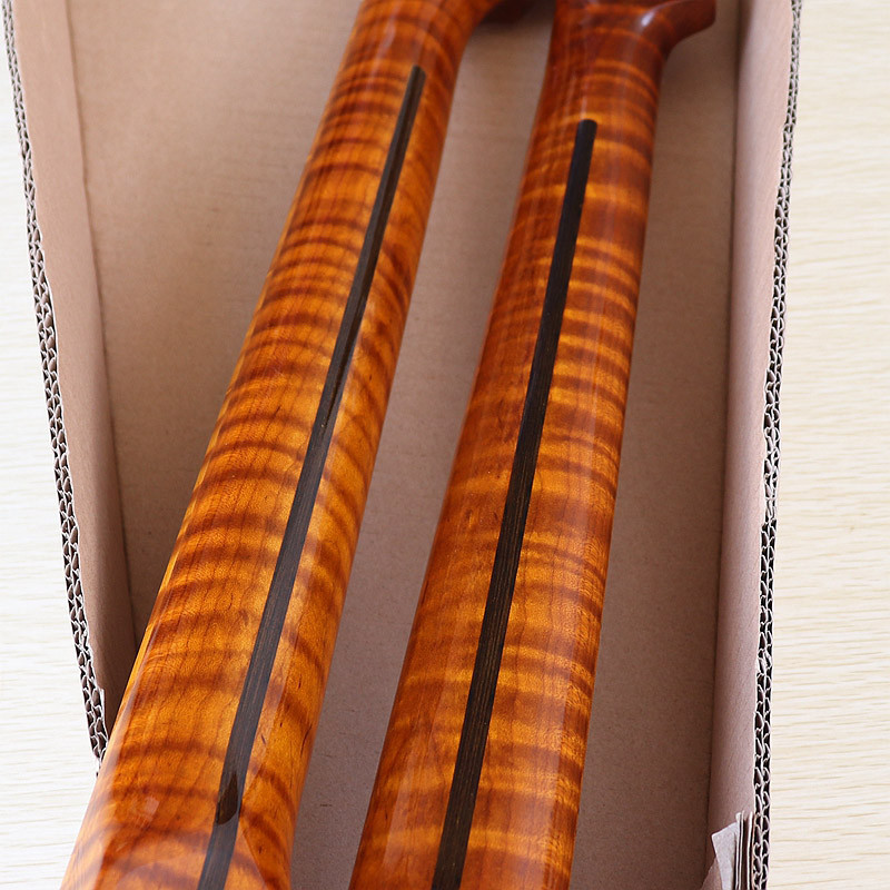 Piano Neck 6 Strings 22 Products Roasted Maple Tiger Pattern Neck ...