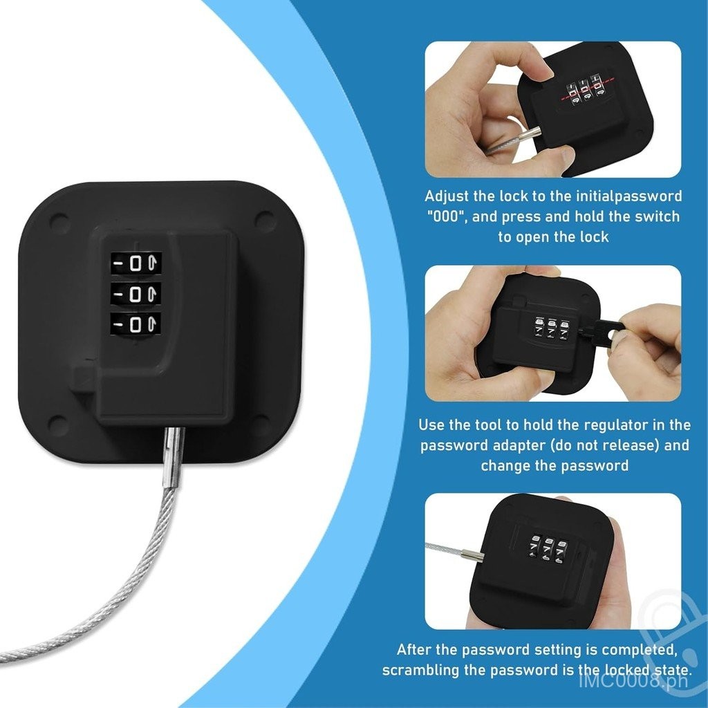 Square Digital Password Refrigerator Lock, Child Safety Window Lock ...