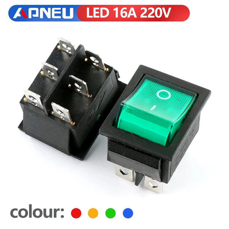 KCD4 Rocker Switch ON-OFF 2 Position 4 Pins / 6 Pins Electrical