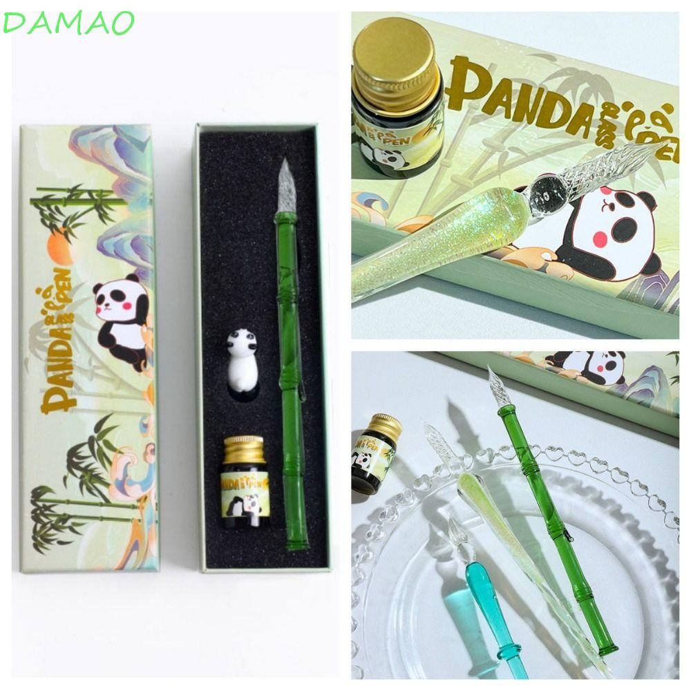 DAMAO Panda Series Glass Dip Pen, China-Chic Writing Pen Crystal ...