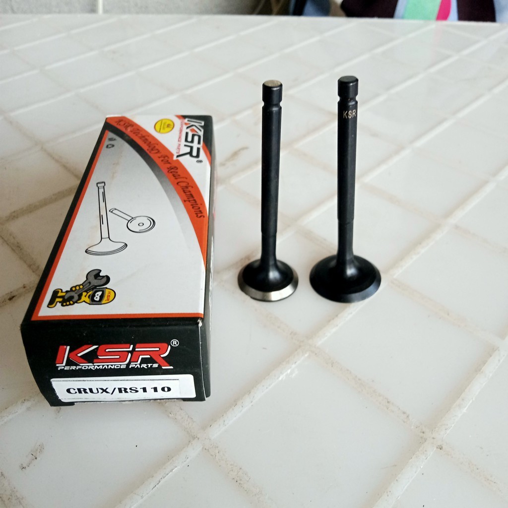 RS110 / CRUX 110 VALVE SET (INLET & EXHAUST VALVE) KSR THAILAND PARTS ...