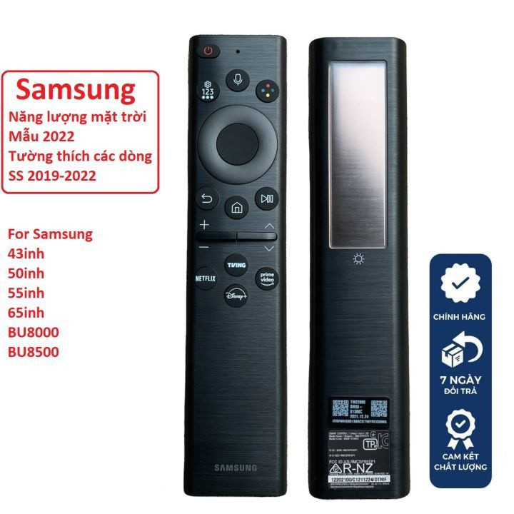TV remote control for Samsung new solar panel battery 3 months warranty ...