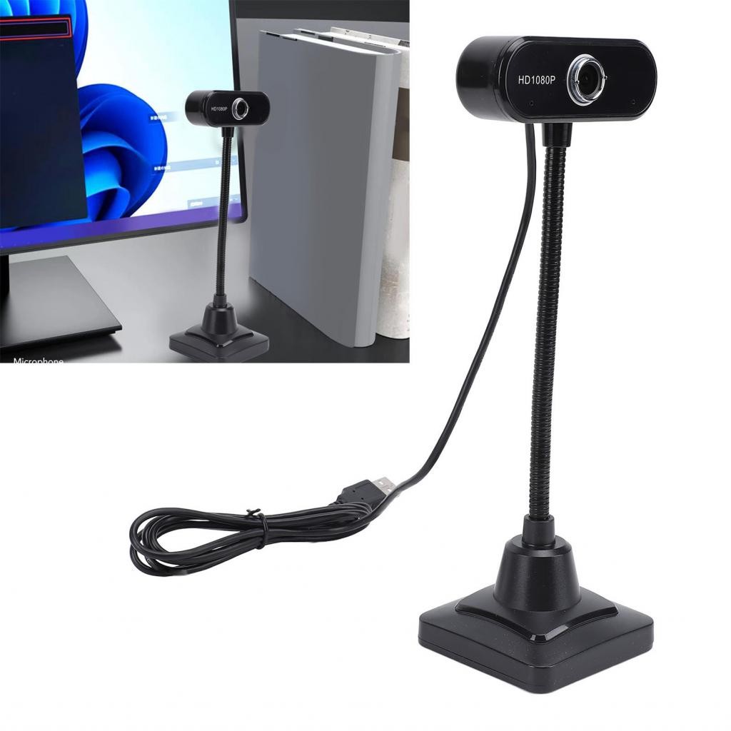 Concon Web Camera USB Plug and Play Noise Reduction Microphone Wide ...