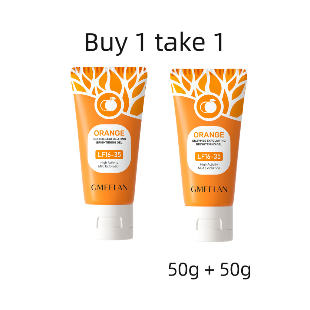Orange Enzym Peeling Gel – Aufhellendes & Erfrischendes Peeling Für Gesicht Und Körper, 50g