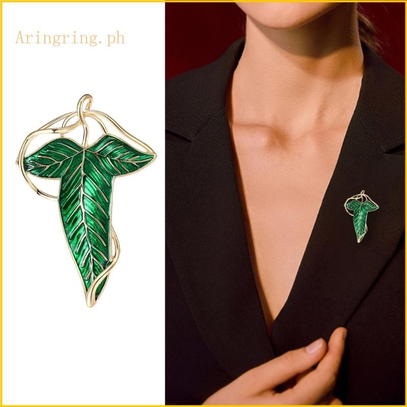 ARIN Unique Leaf Enamel Pin Brooch Pin Plant Badge Beautiful Pin Alloy ...