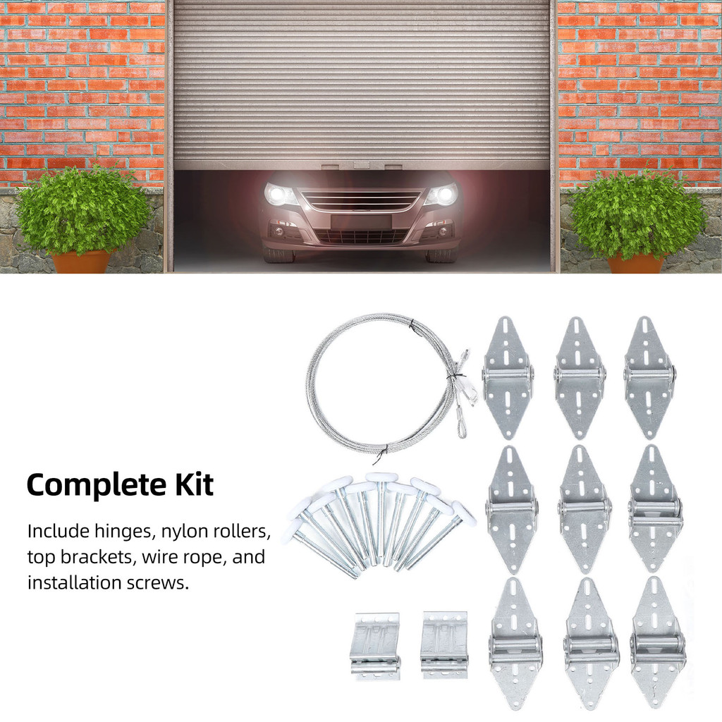 [LMC] 8-9x7 Garage Door Tune Up Kit Stainless Steel Smoother ...