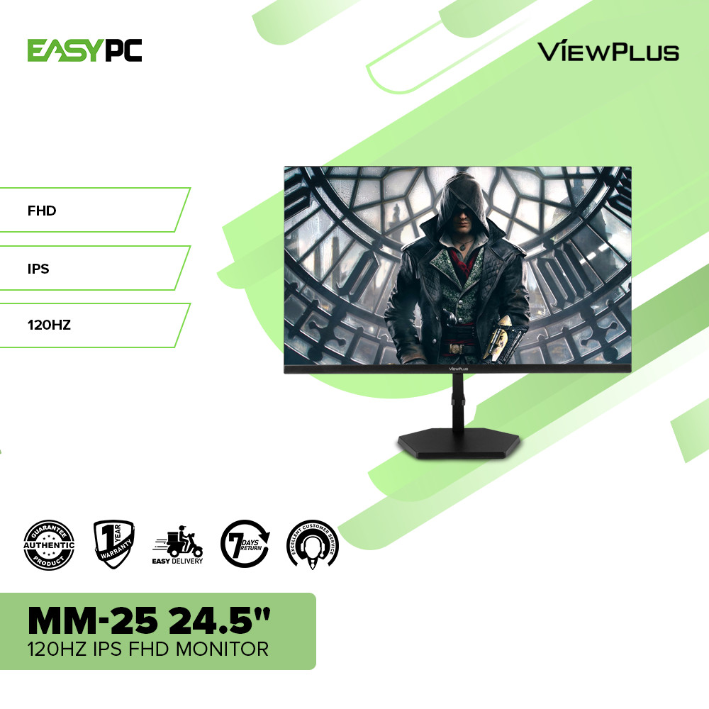 EasyPC | ViewPlus MM-25 24.5" 120Hz IPS FHD Monitor | Shopee Philippines