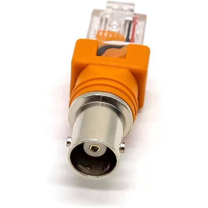BNC Female to RJ45 Male Adapter 180 Degree 50 Ohm | Shopee Philippines