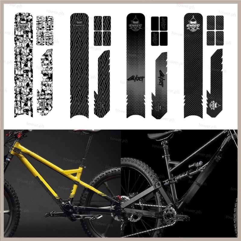 thumbnail image 2 of Mountain Bike Stickers Bicycle Frame Chain Guard Silicone Protective Sticker Protective Cover Wrap Bicycle Chain Care Bracket Sticker Enhance Protection Chain Pad For Mountain Bike Bmx Mtb Road Bike 1 Pcs Mountain 2 of 10