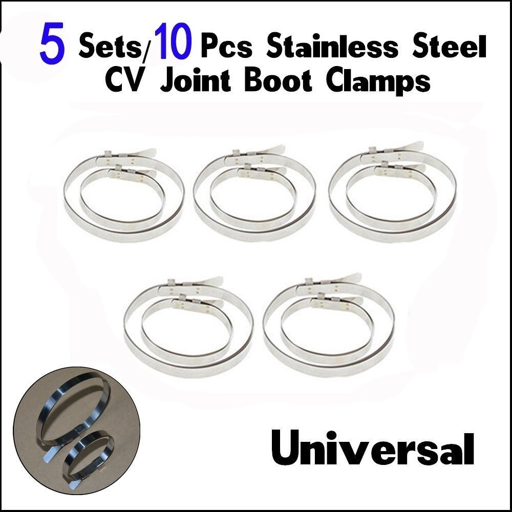 CV Boot Clips Replacement Boot Clamps For Car Auto Fastener Steel Axle ...