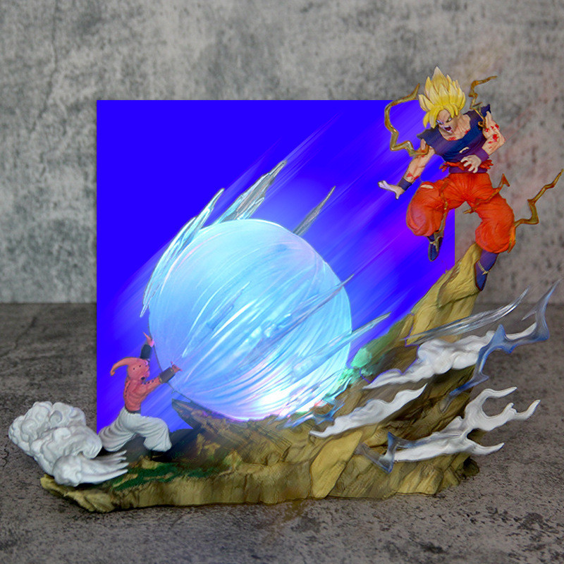 FIGURINE DRAGON BALL Z Goku Vs Buu PVC 22 cm Collection DBZ Anime