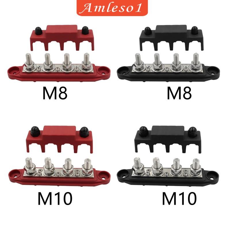 [Amleso1] Power Distribution Block with Cover Bus Bar Pair 250 Amp ...