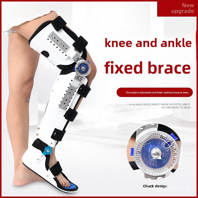 Knee Ankle Foot Fixation Brace Joint Adjustable Lower Limb Fixator ...