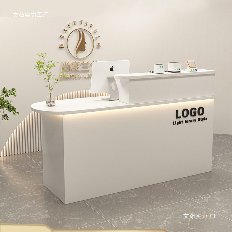 Reception Desk Simple Commercial Counter Modern Clothing Store Bar ...