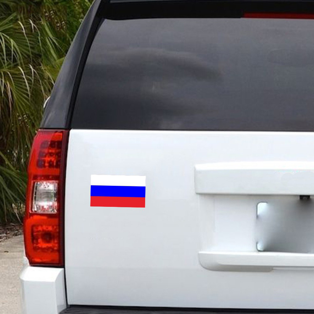Russian Flag Car Stickers PVC Body Window Rear Bumper Trunk Decoration ...
