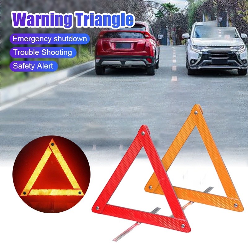 KOVEX Heavy Duty Early Car Triangle Warning Device Triangle Signature ...