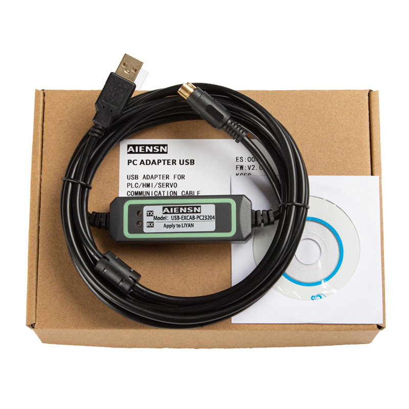 Suitable for LIYAN EX Series PLC Communication Cable USB Programming ...