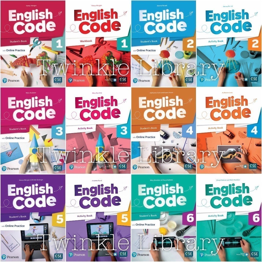 Physical Book English Code Starter 1 2 3 4 5 6 Student's Book ...