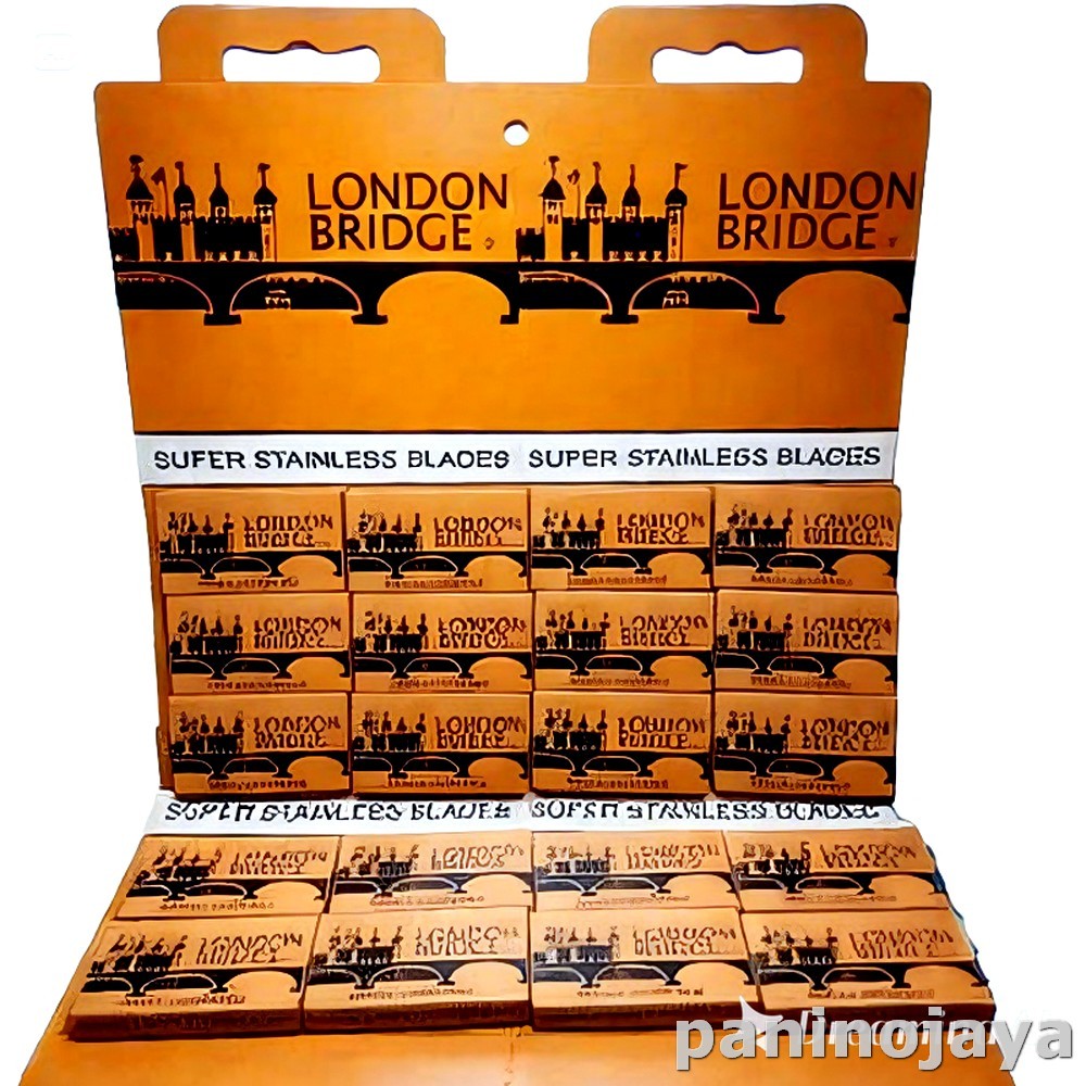 London Bridge Razor Blades 1 Sheet 20 Boxes (100 Pcs/ 120 Pcs) | Shopee ...