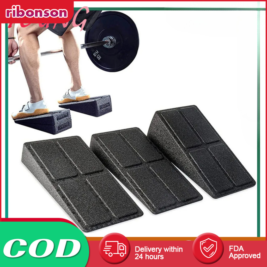 3pcs/Set Yoga Bricks Squat Wedge Blocks Slant Board Adjustable Non-Slip ...