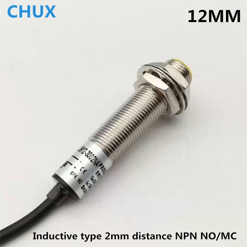 NEW CHUX NPN Inductive Proximity Sensor Switch M12 NO NC DC 24V Metal ...