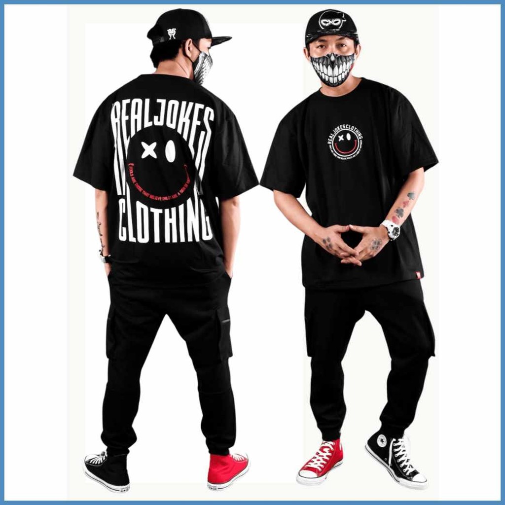 RealYa:Jokes-u:Clothing*y~Fools?k~(Black) | Shopee Philippines