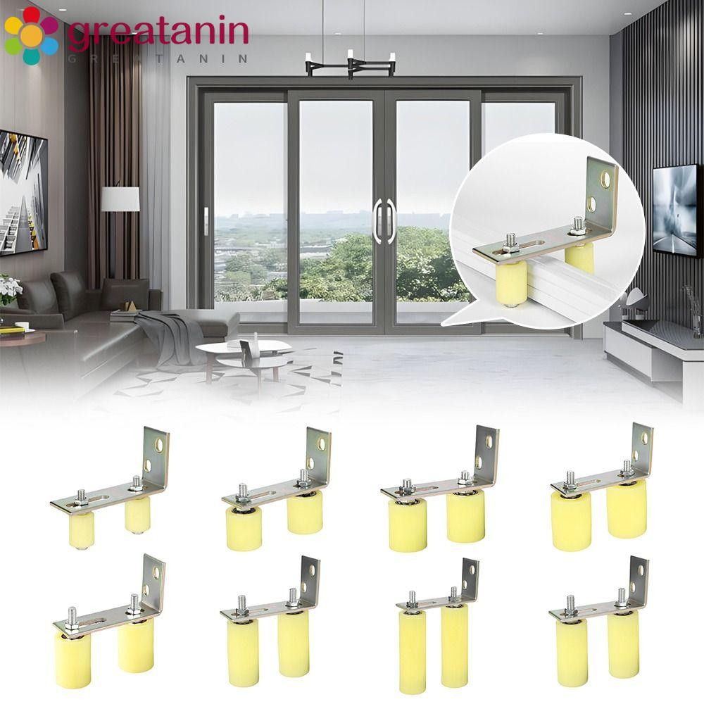 GREATANIN Slide Gate Guide Roller Set, Thickened Plastic Gate Assembly ...