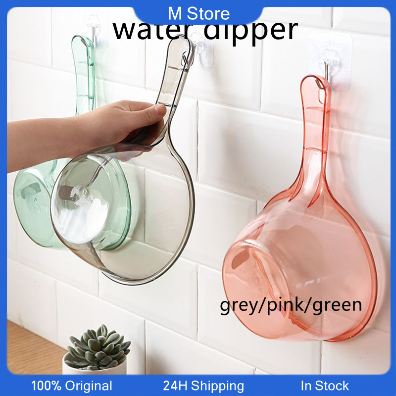PET Transparent Water Dipper Clear Tabo Aesthetic Transparent Scooper ...