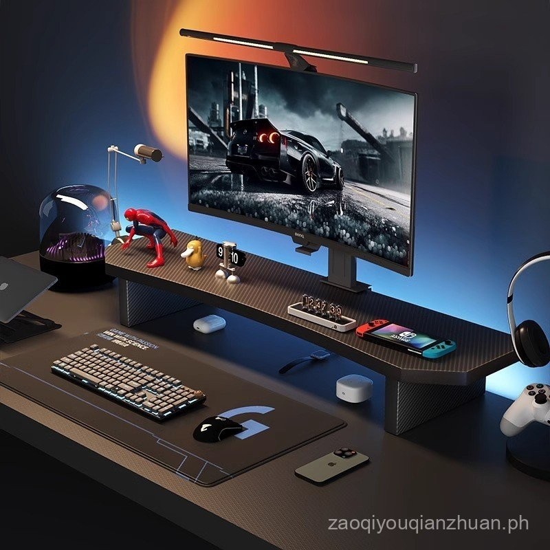 Desktop Computer Riser Monitor Stand Office Desktop Storage Rack ...