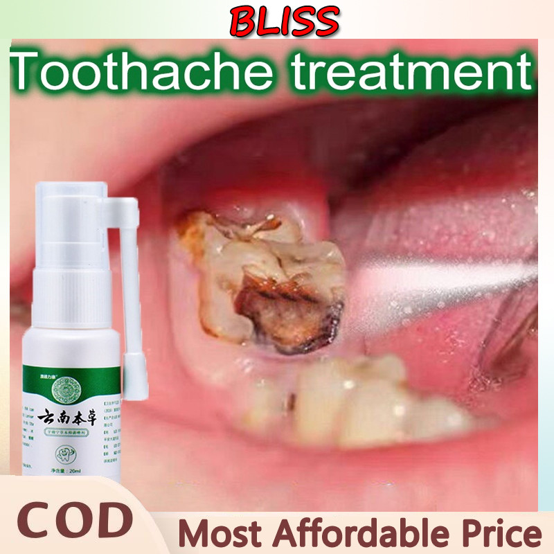 【COD】Herb Toothache Pain Reliever Spray Toothache Insect Repellent ...