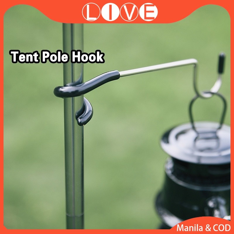 Tent pole hook lantern light hanger outdoor camping post hook tent pole ...