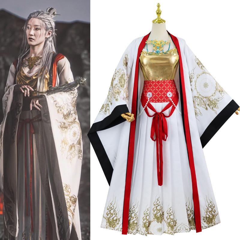 Game Black Myth: Wukong Princess Iron Fan Cosplay Costume Hanfu