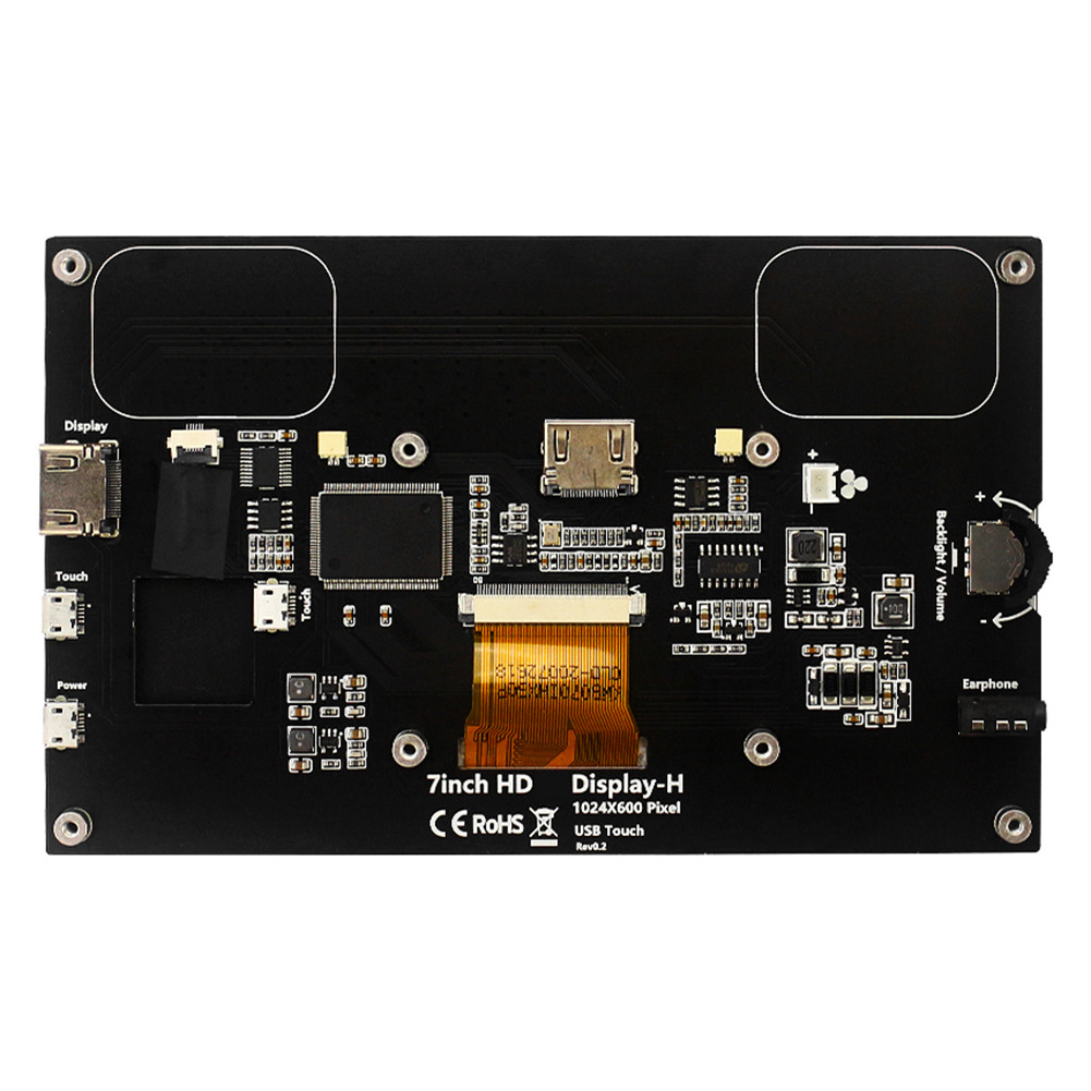 5 inch/7 inch IPS Touch Screen Module for Raspberry Pi 4B/3B 1024x600 ...