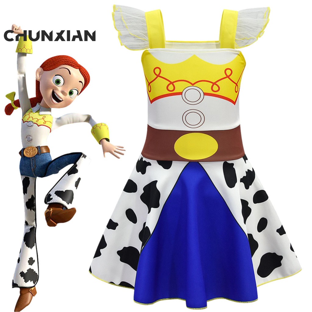 Toys Story 4 Jessie Costume for Girls Kids Halloween Fancy Dress — free download
