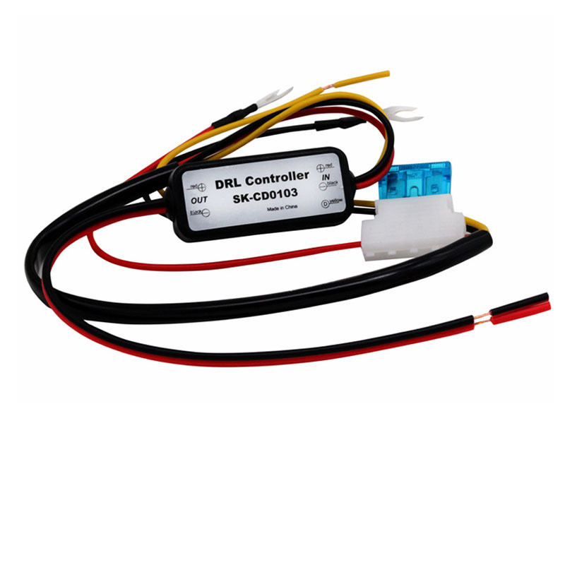 DRL Controller Auto Car LED Daytime Running Light Relay Harness Dimmer ...