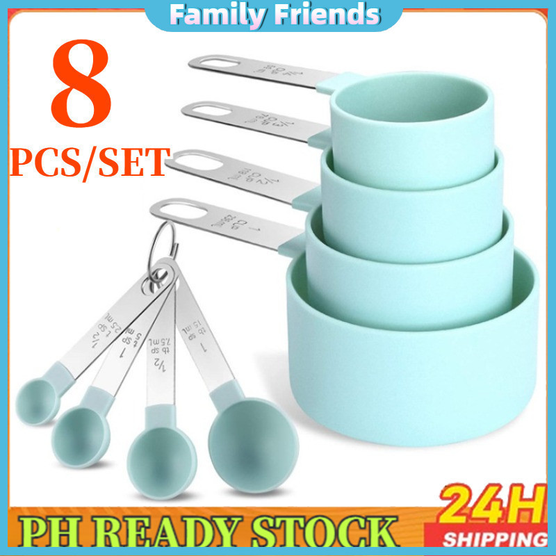 【SHIP IN 24】Stainless Steel Measuring Cups Kitchen Measuring Cup and ...