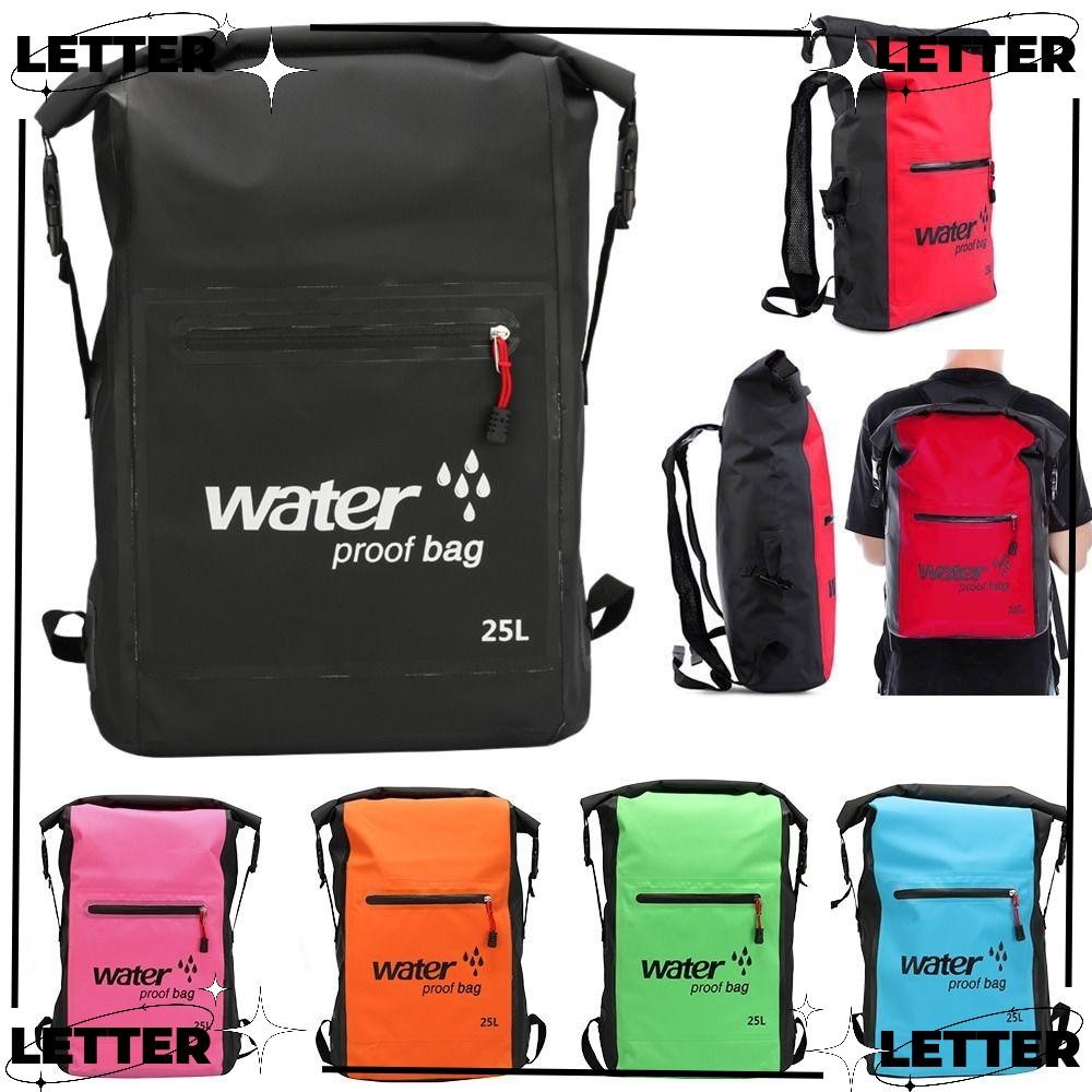 LET Dry Bag, 25L PVC Swimming Backpack, Waterproof Travel Kit Backpack ...