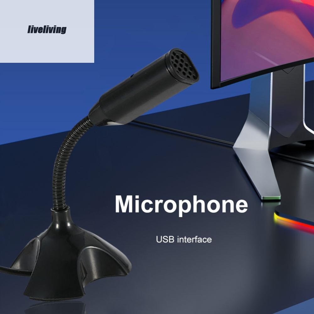 USB Microphone for Laptop Computer Singing Gaming Streaming Stand Mic ...