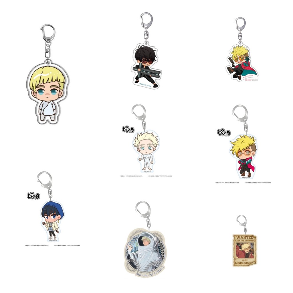 Keychain, Standee Model Anime Trigun Stampede Study Desk Decoration ...